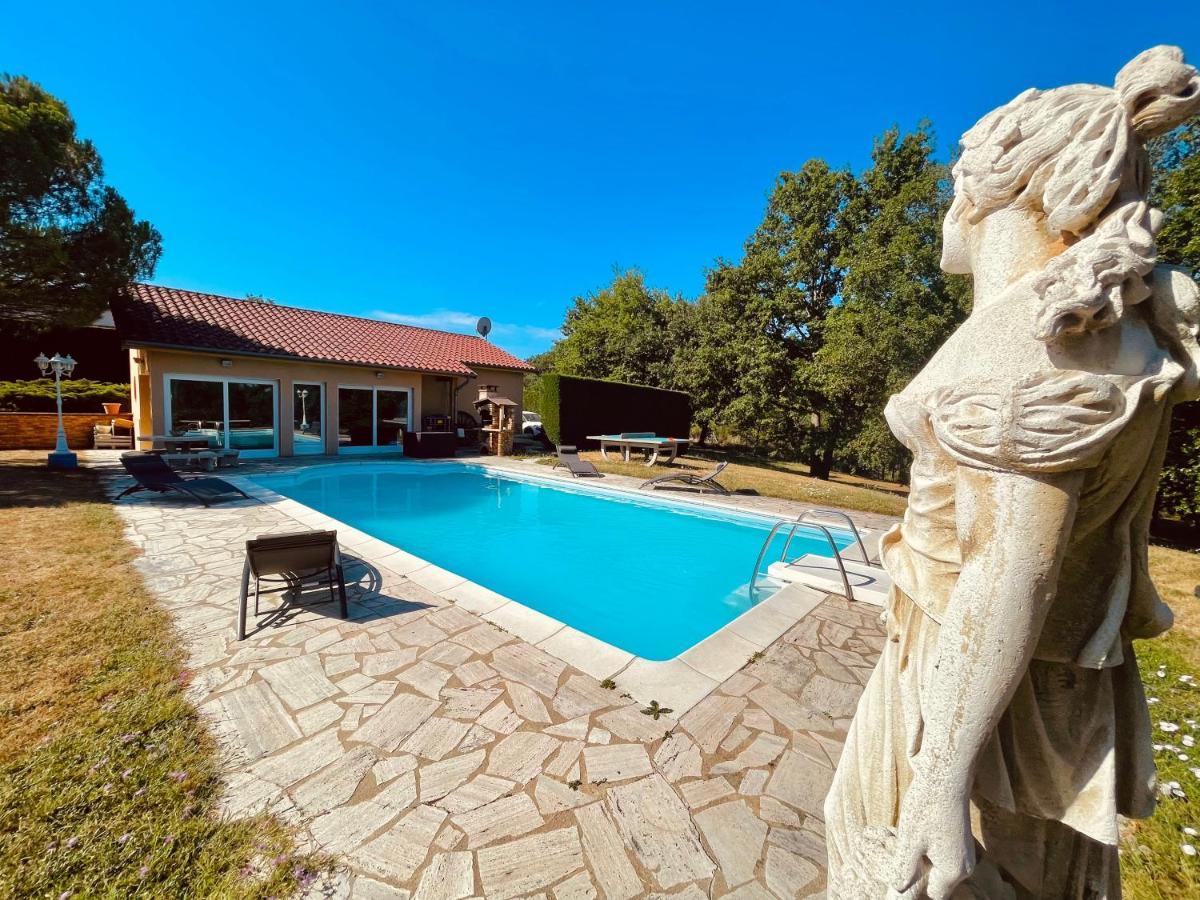 La Villa Perroquet Poncins Экстерьер фото